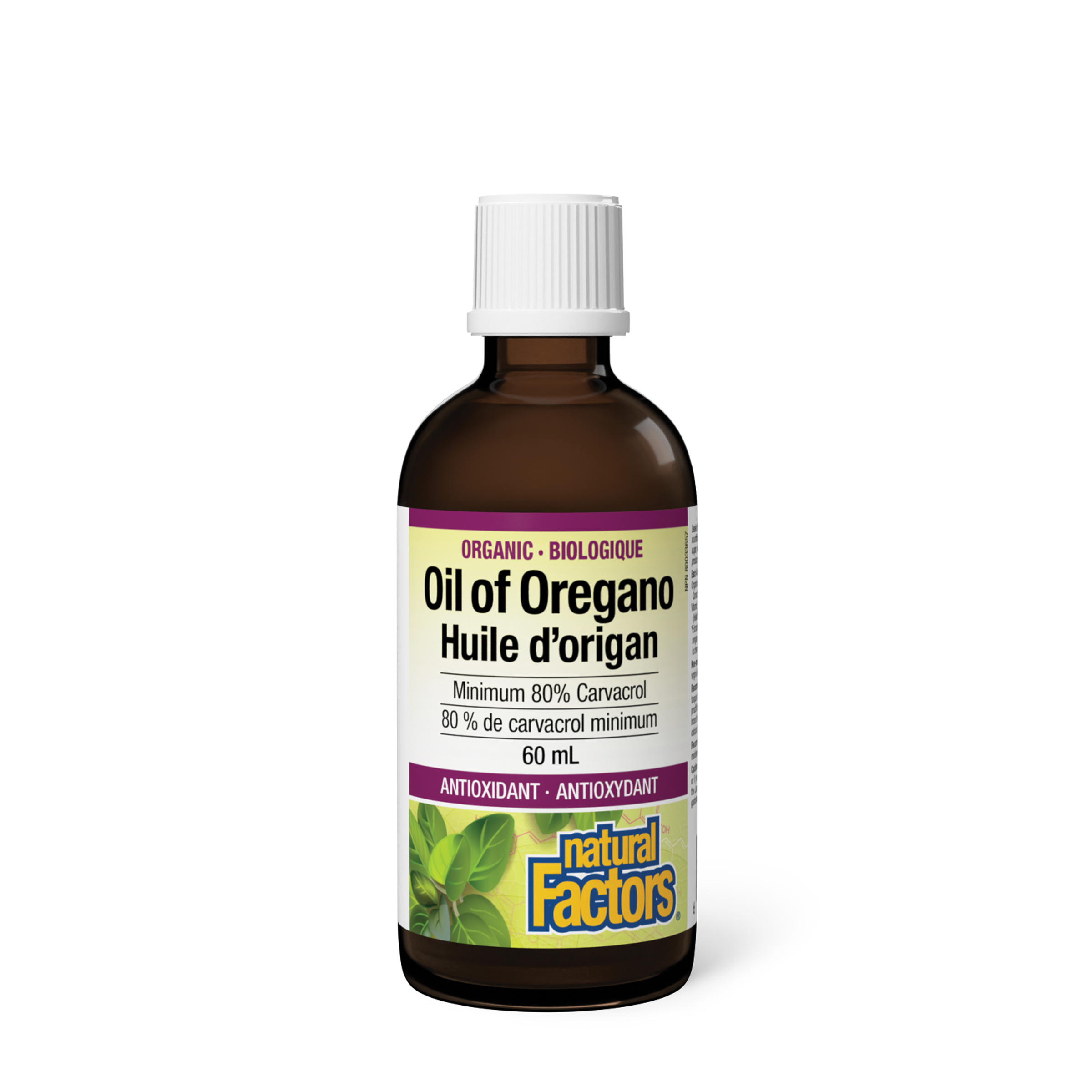Natural Factors Oil Of Oregano 60ml