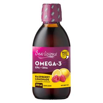 Sealicious Omega-3 Fish Oil Raspberry Lemonade