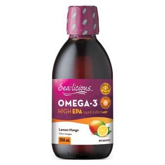 Sea-Licious: Omega-3 High Lemon Mango 250ml
