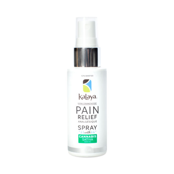 Kalaya Extra Strength Pain Relief Spray with Cannabis Sativa Seed Oil 60mL
