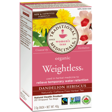 Traditional Medicinals Weightless Dandelion Hibiscus Tea