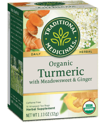 Traditional Medicinals Turmeric Tea With Meadowsweet & Ginger