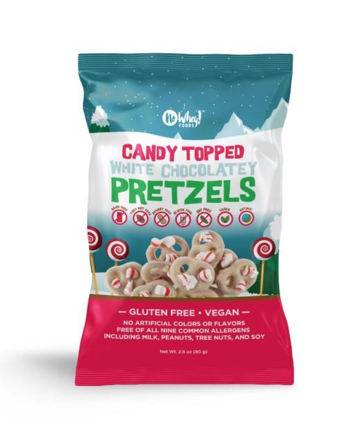 No Whey Candied White Chocolatey Pretzels